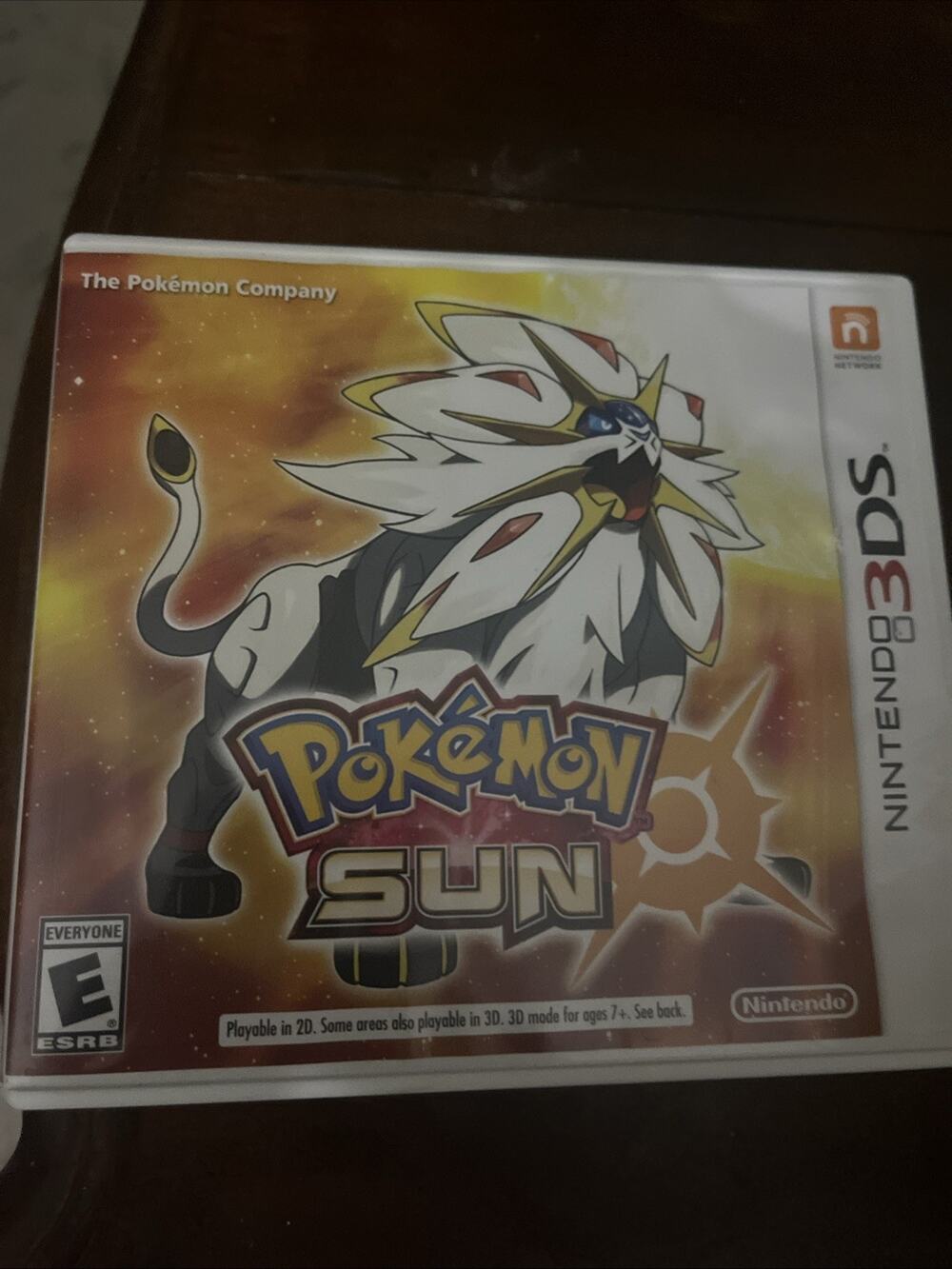 Pokemon Sun Nintendo 3DS Authentic Tested Working w/ Original Case
